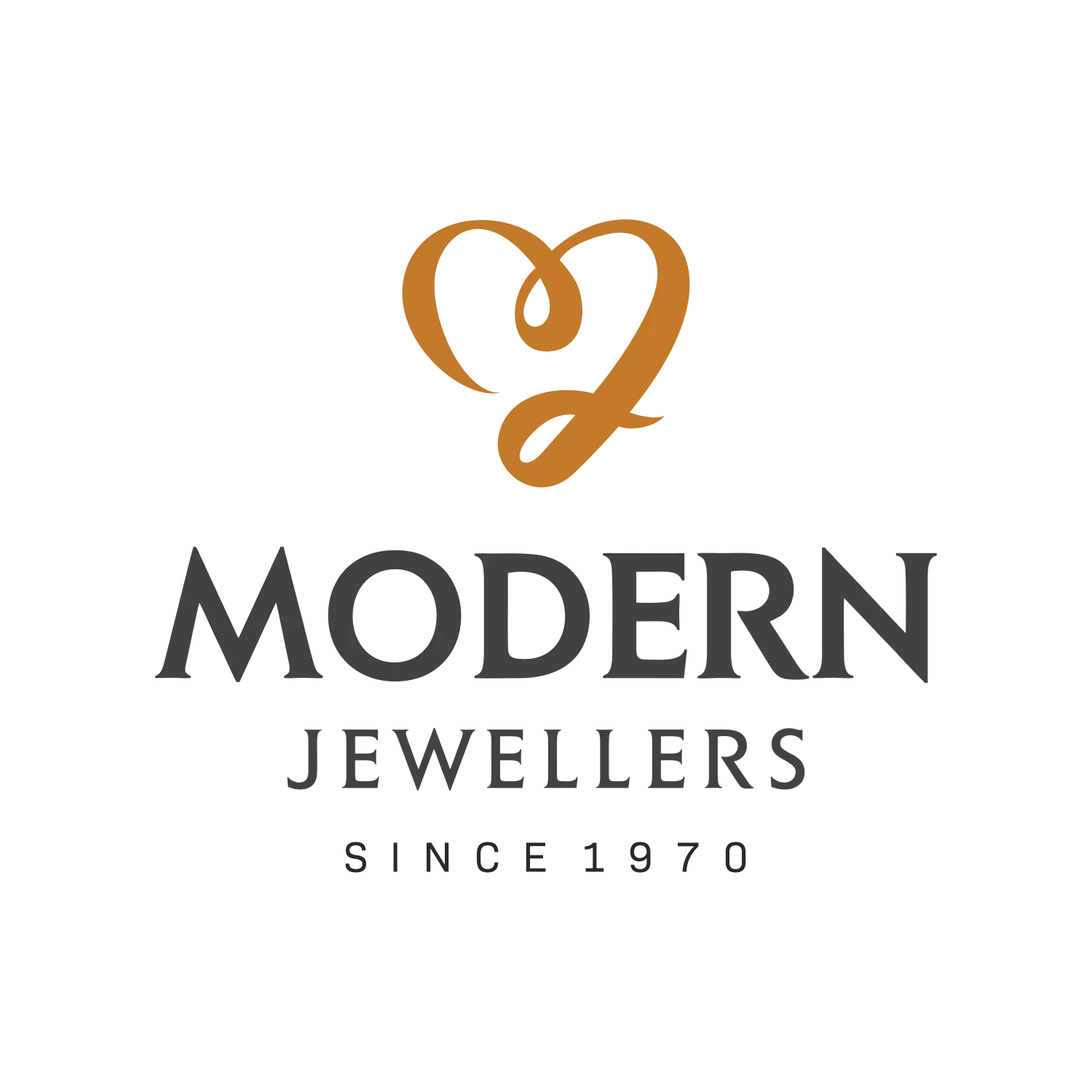 modren jewellers vertical logo