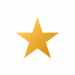 star icon trendy flat design 917138 417